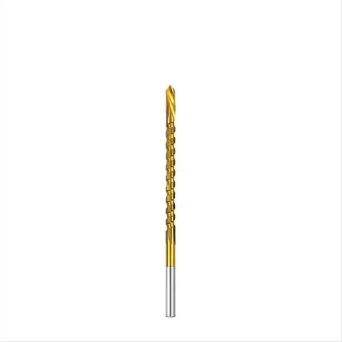 4mm Titanium Coated Drill Bit Spiral Jagged Saw Drill Bit