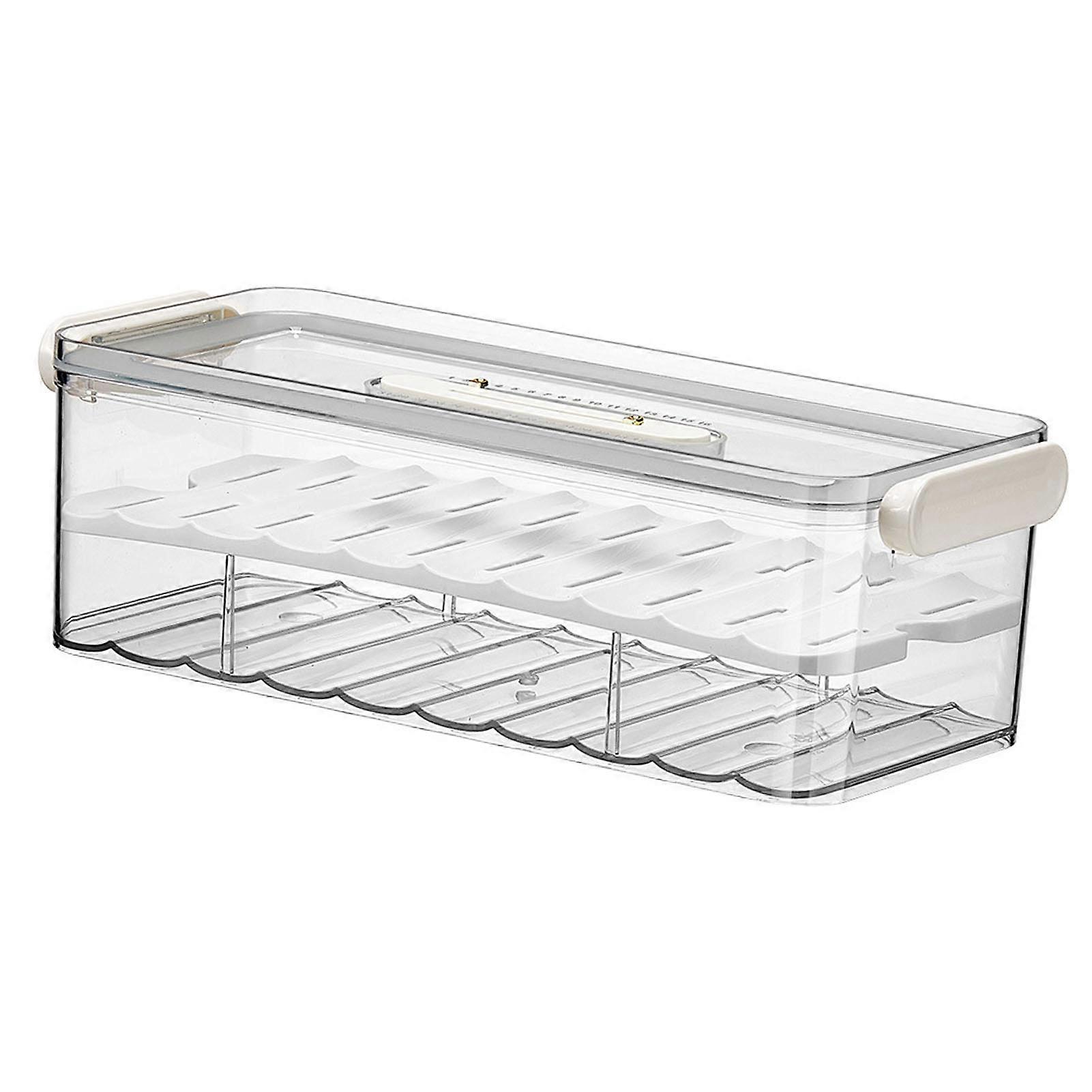 Fridge Dumpling Box Sealed Stackable Space Saving Multifunctional Dumpling Storage Containers for Kitchen 