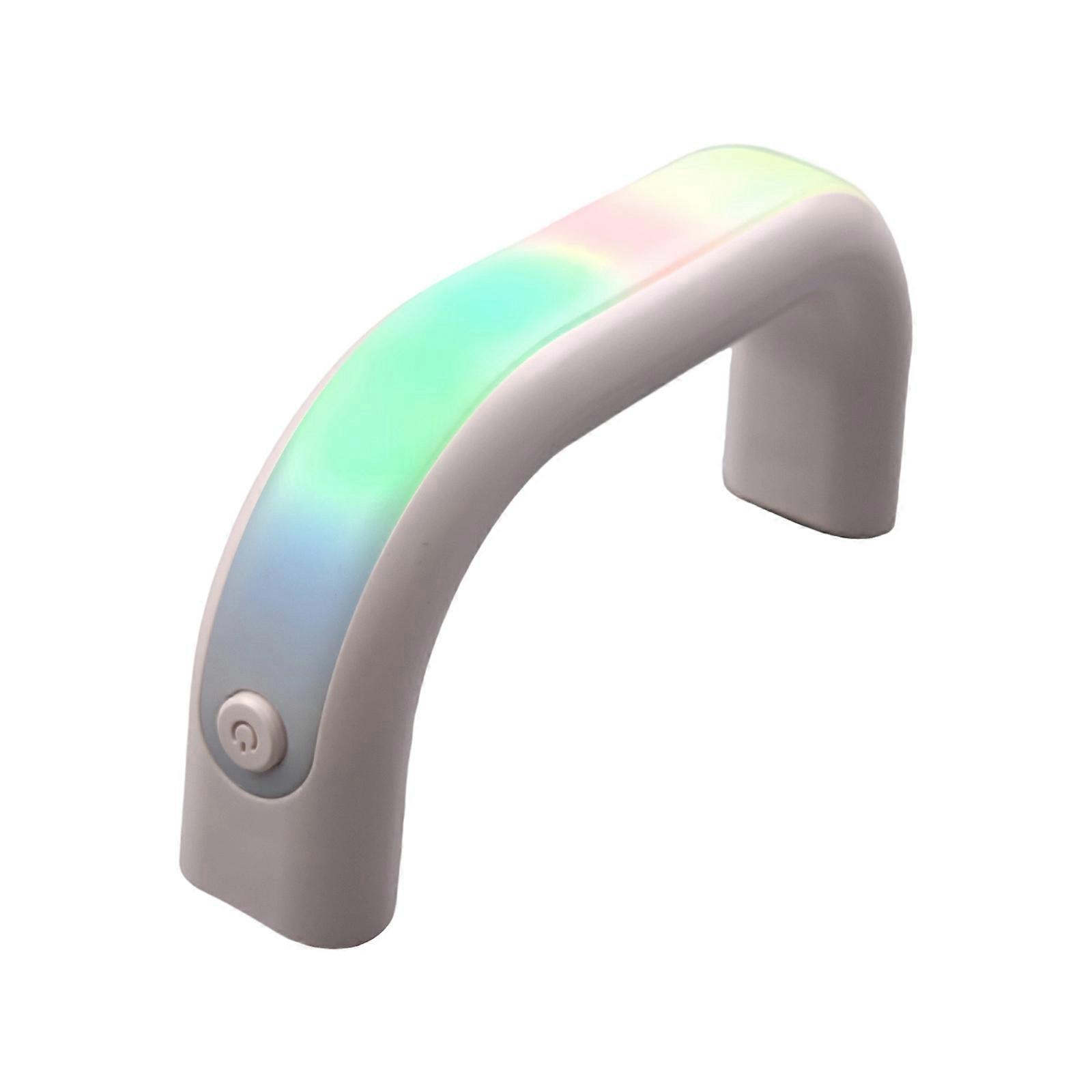 Multicolored Illuminating Cup Handle 10 Dynamic Light Mode Waterproof Outdoor Accessory Rechargeable Water Bottle Handle  pink