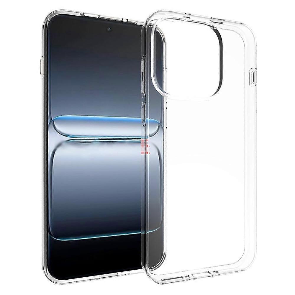 Capa para celular compatível com OnePlus 15 5G, resistente a marcas d'água, em TPU transparente.