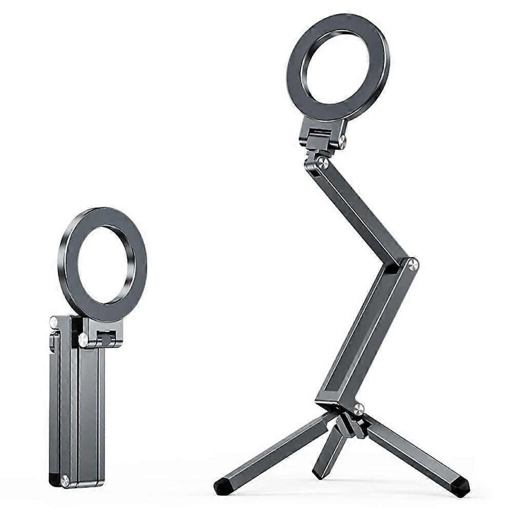 E08 Desktop Phone Stand Magnetic Lazy Holder Foldable Multi-Function Strong Magnetic Attachment for Live Streaming