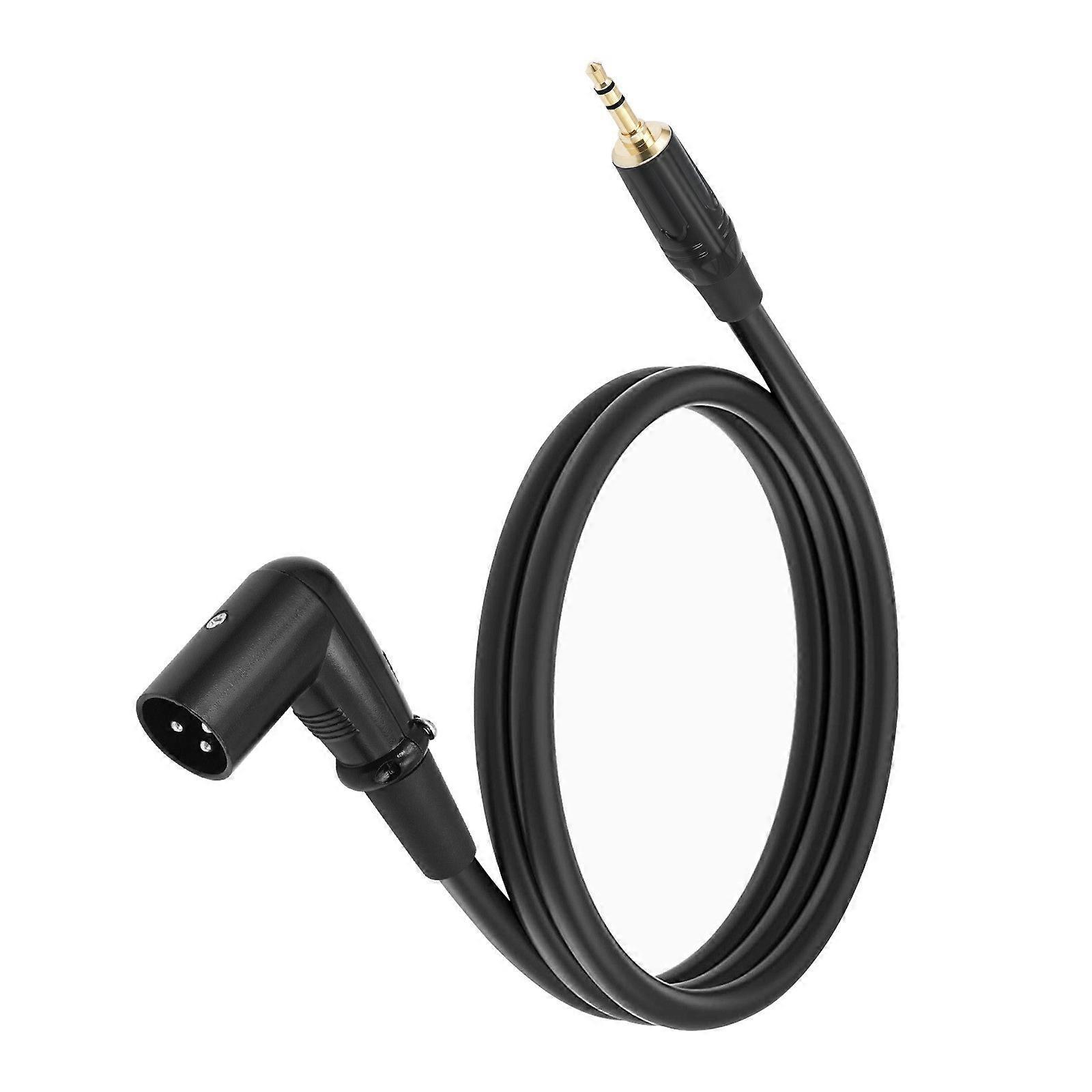 Travel Double Male End 3.5mm to 3Pin Adapter Cable for Space Saving Connection in Tight Environment 30cm to 3.0m Multicolor