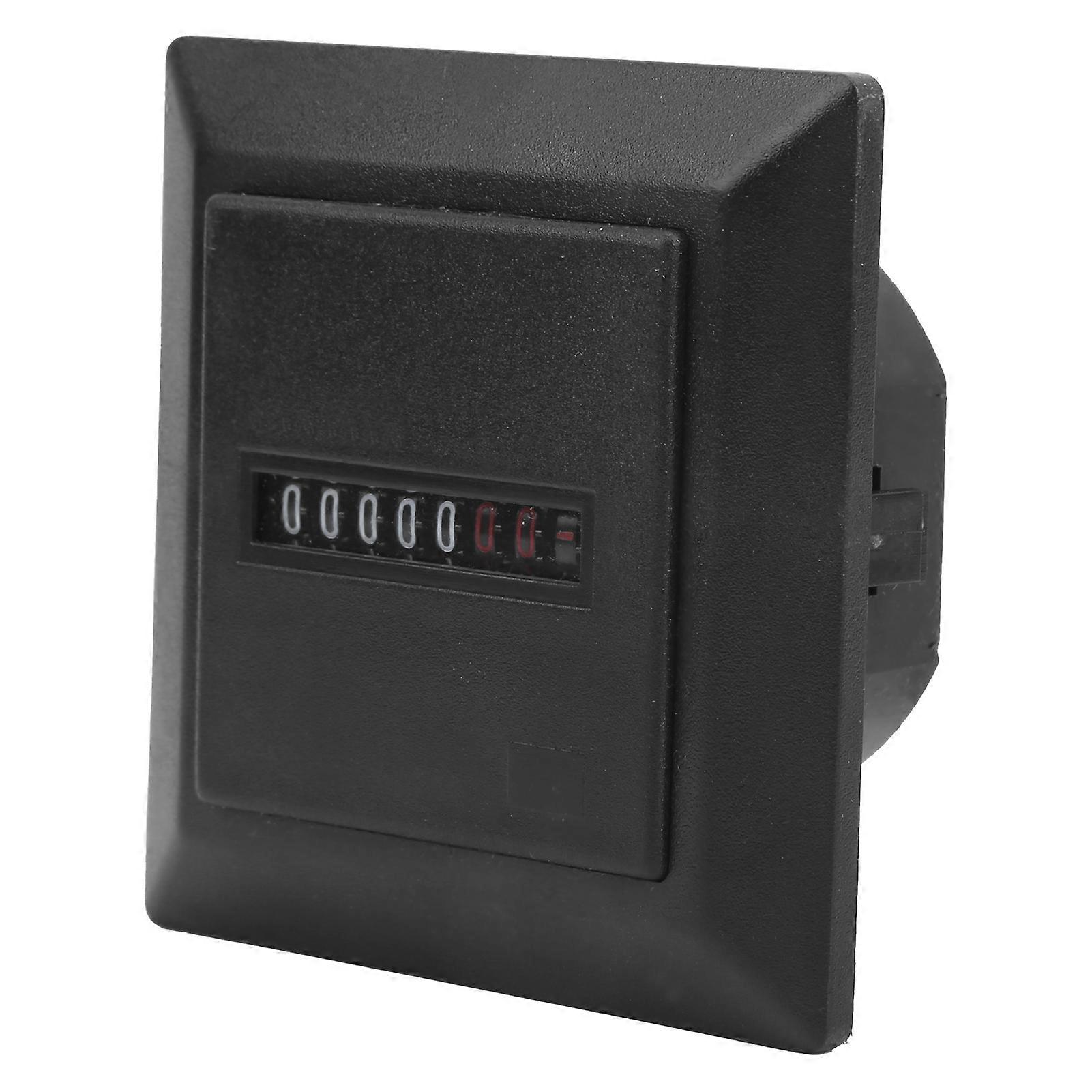 Digital Display Hour Meter AC 220‑240V 50Hz Timer Tools for Engineering Machinery