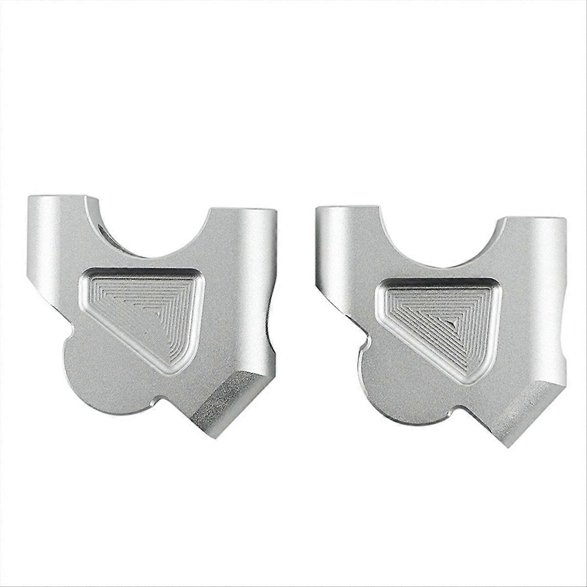1 Pair Handlebar Riser Clamp for R1200GS ADV 20132022 Silvery