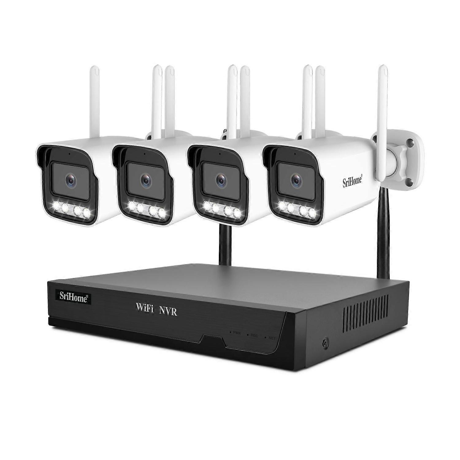 4-CH NVR WiFi IP Camera Kit