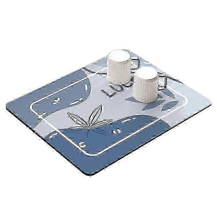 40*50cm Super Absorbent Diatomite Dish Drying Mat Tableware Draining Pad