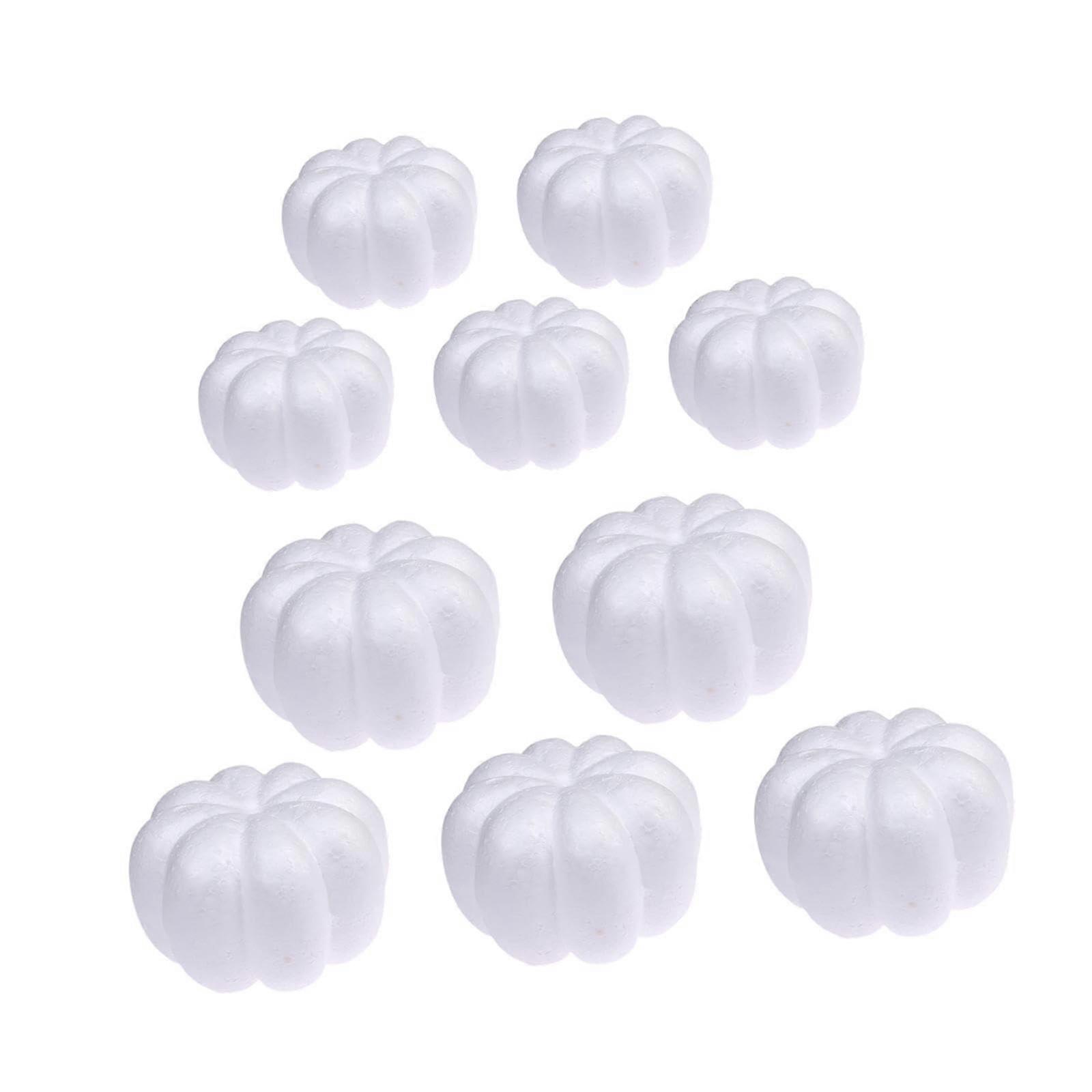 Foam Pumpkins 10 Pieces Assorted Sizes For Modeling Science Projects Holiday