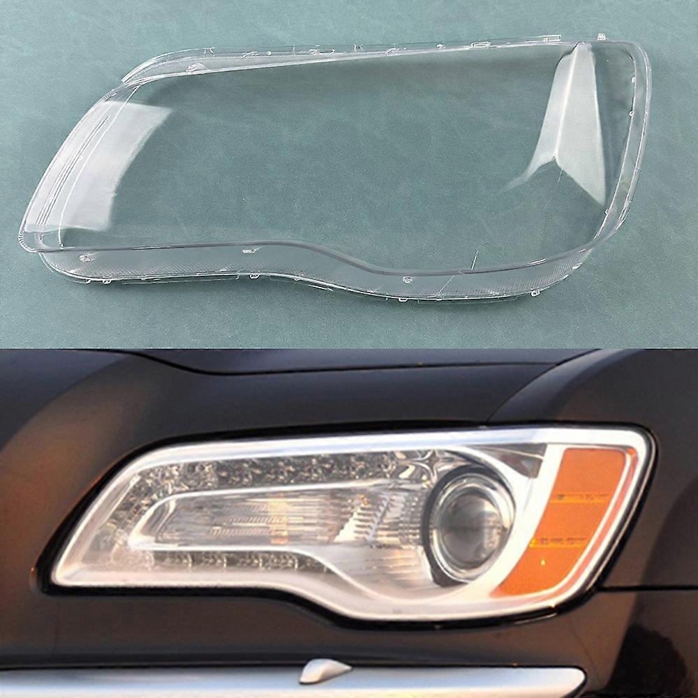 For Chrysler 300C 2011-2017 Lampshade Headlamp Shell Lampmask Headlight Cover Transparent Shade Lens Plexiglass