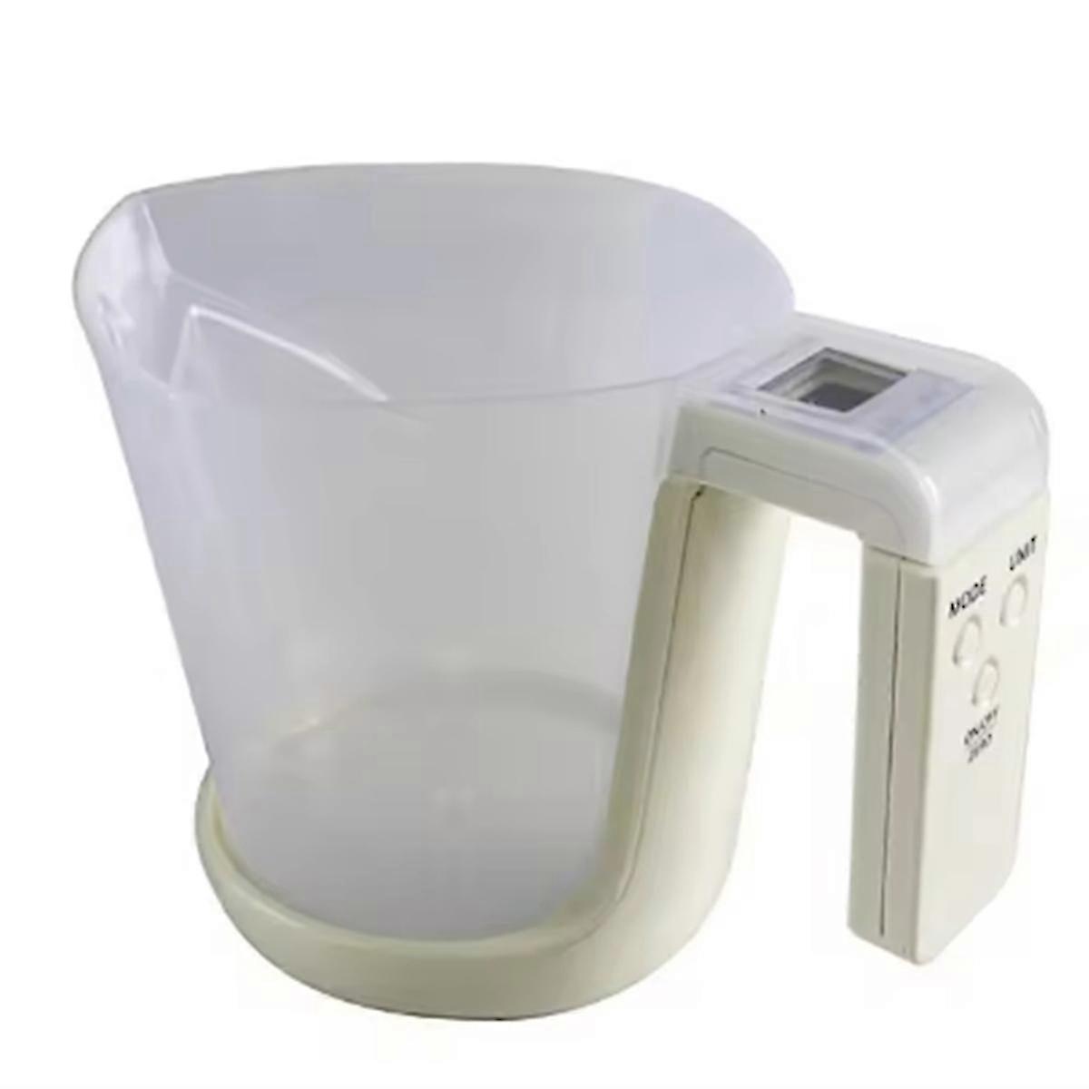 Electronic Measuring Cup Scale 21.5x14.5x15cm Multi Unit g/ml/cup/ct for Kitchen Use
