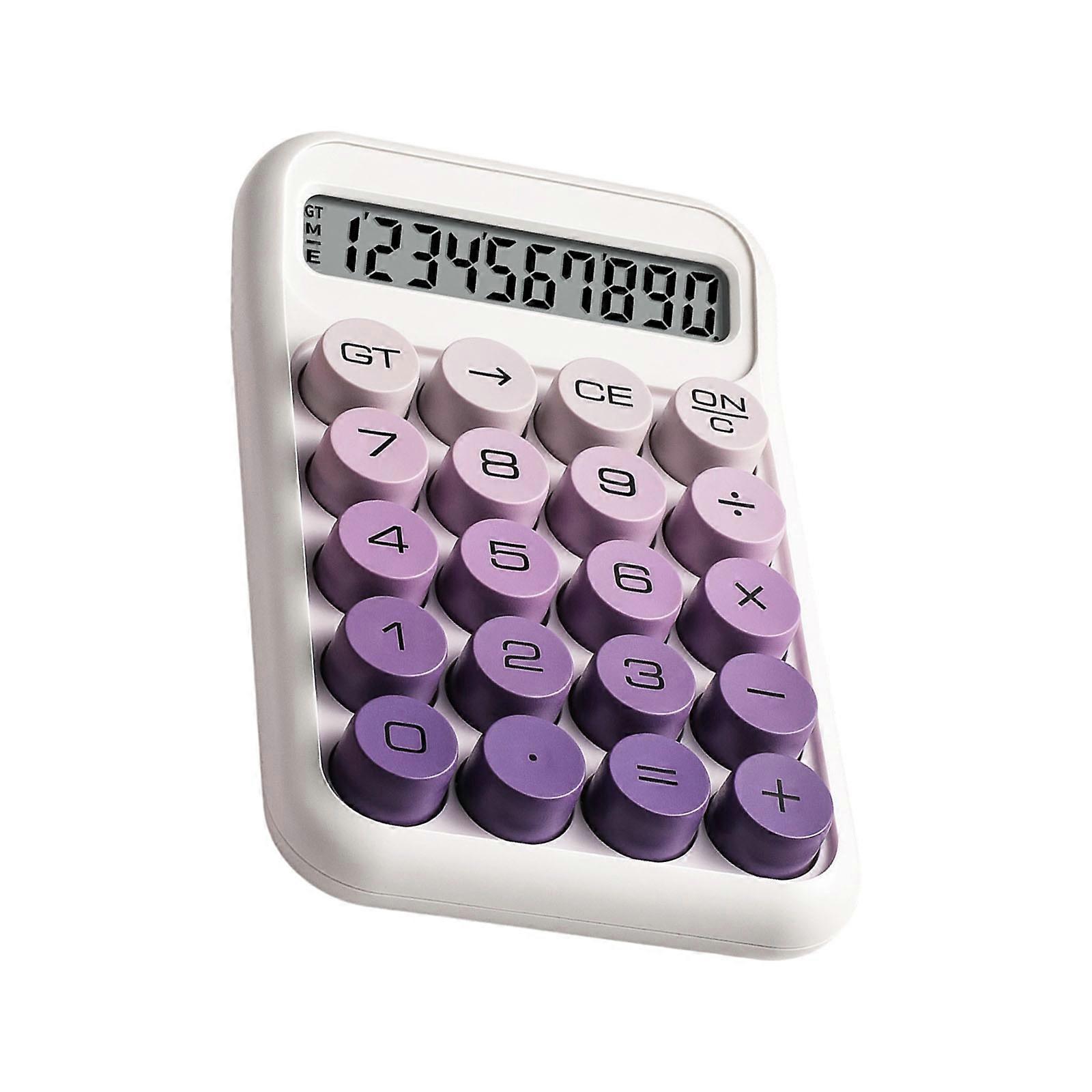 Flexible Keyboard Scientific Calculator Gradient Color Design Mathematical Instrument For University Exams Office Use Multicolor