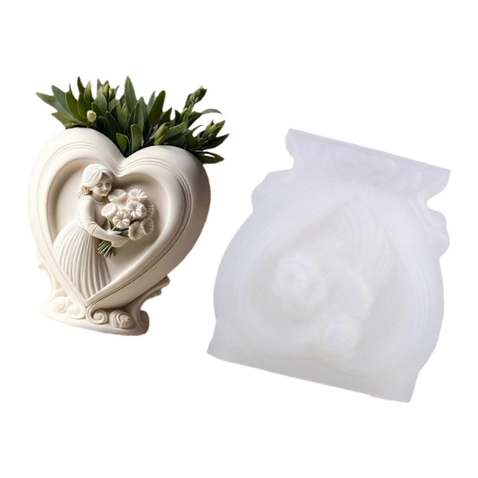 Heat Resistant Fast Release Reusable Silicone Girl Mold Safe For Chocolate Candle Making Intricate Detailing Easy Demolding Multicolor