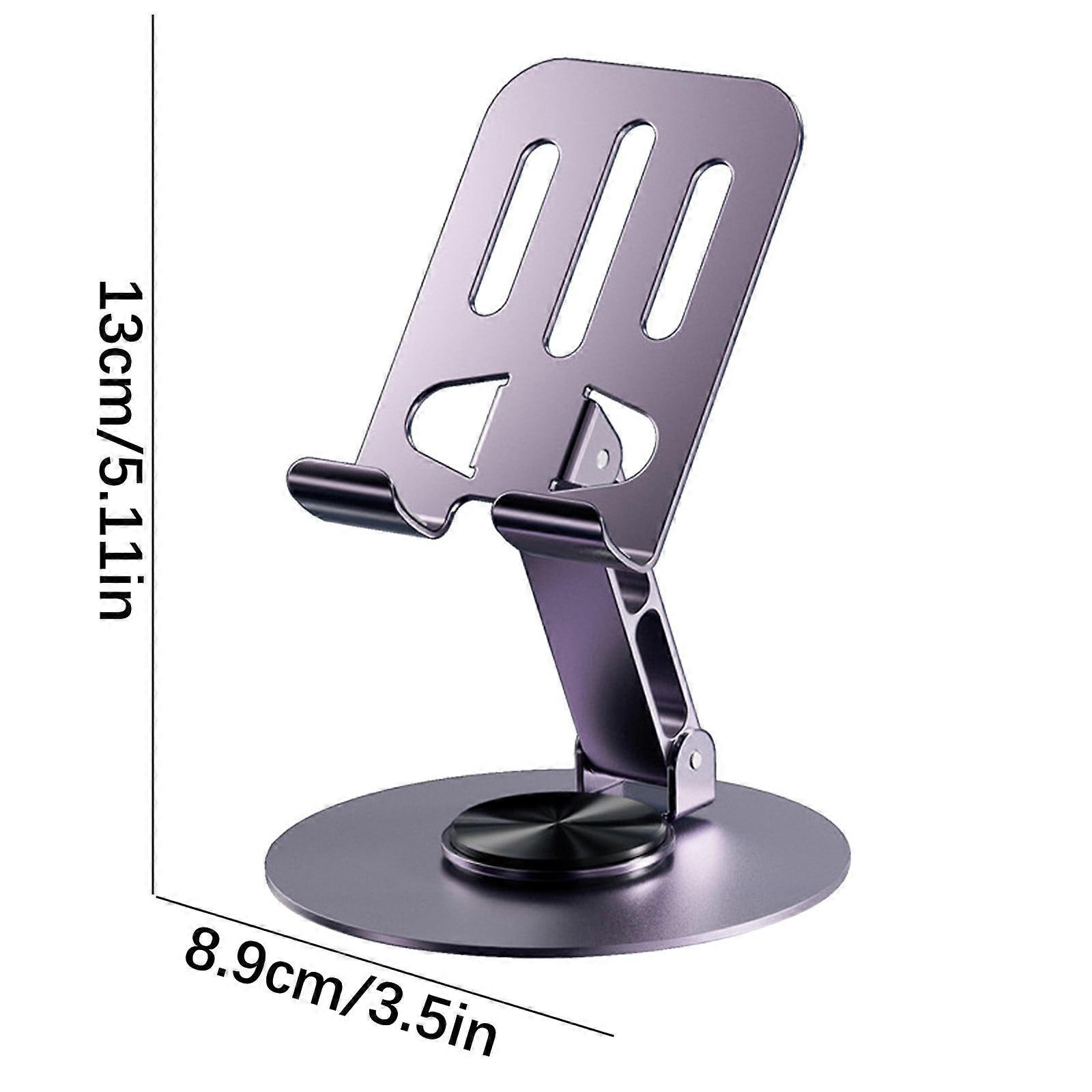 Yonrjhukm Metal Mobile Phone with 360 Degree Rotation Folding Lazy Person Tablet Desktop