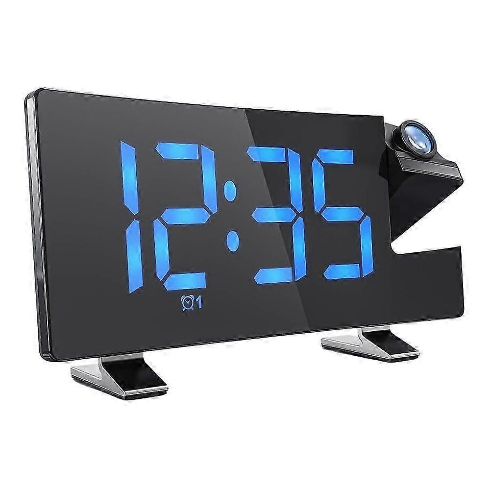 Digital Projection Clock, Alarm Clock, FM Radio, USB Charging Port