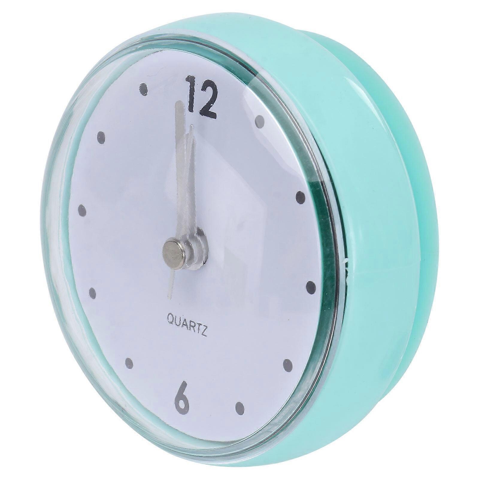 1Pc Waterproof Sucker Clock Pendant Creative Bathroom Kitchen Hanging Clock