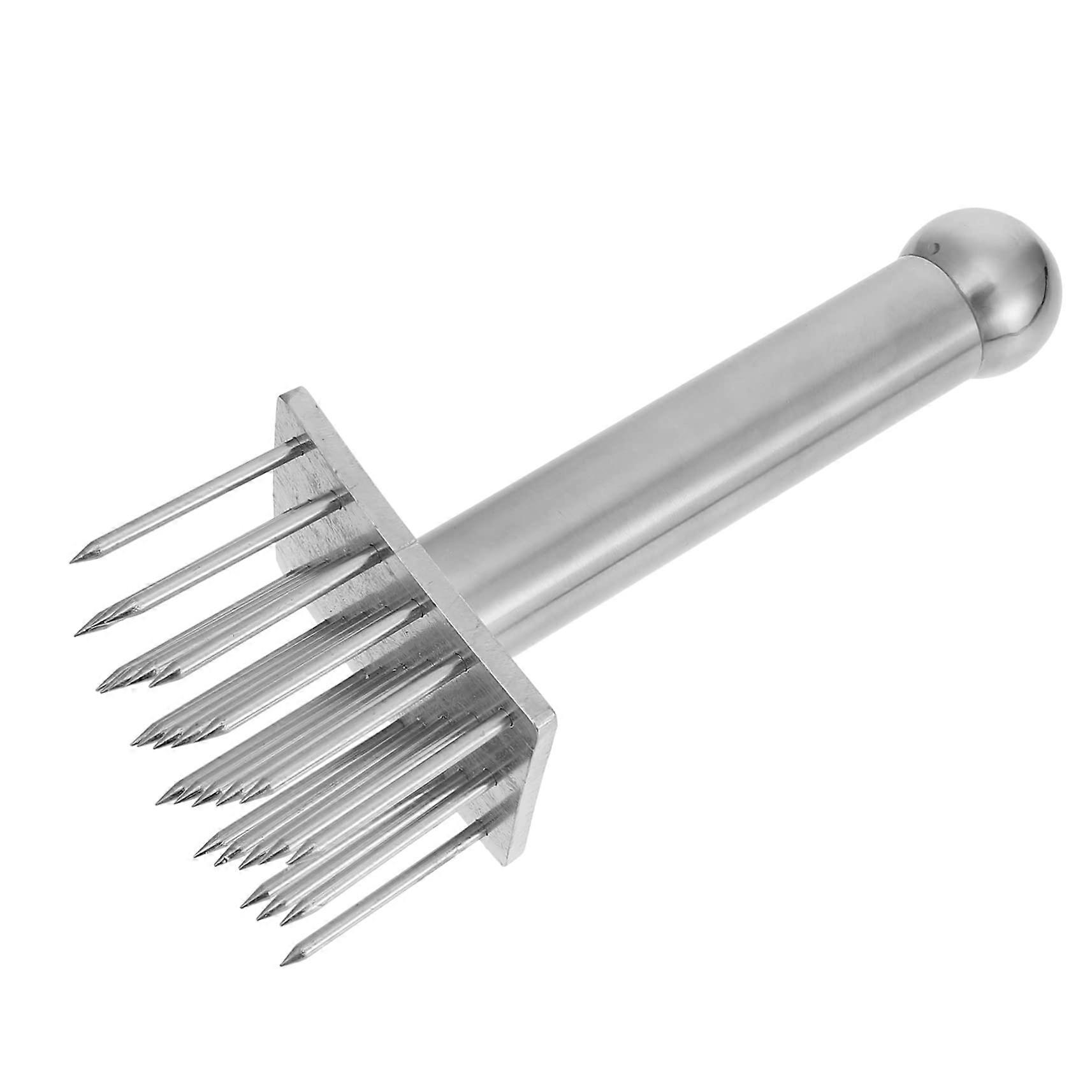 Meat Tenderiser Mallet with Tenderizing Needle for Steak Pork Poultry Kitchen Cooking Tool