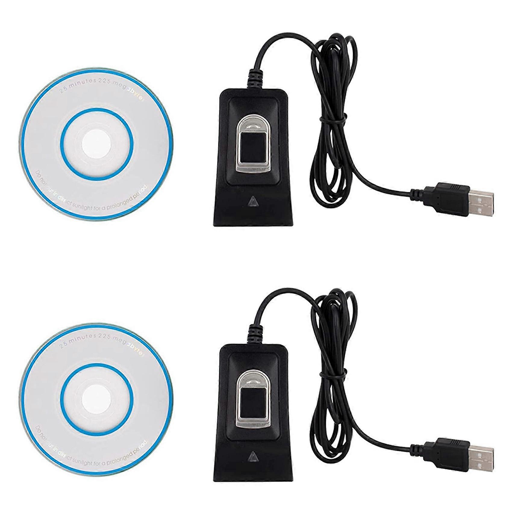 2X USB Fingerprint Reader for Windows 7/8 with Latest Windows Hello Features