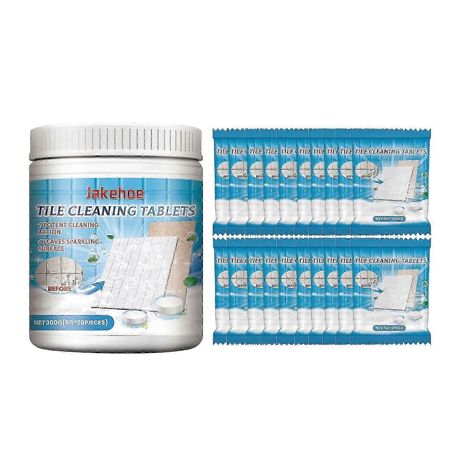 Effective Tile Cleaning Tablets  Removes Stains, Fresh Lemon Scent, Easy  EcoFriendly