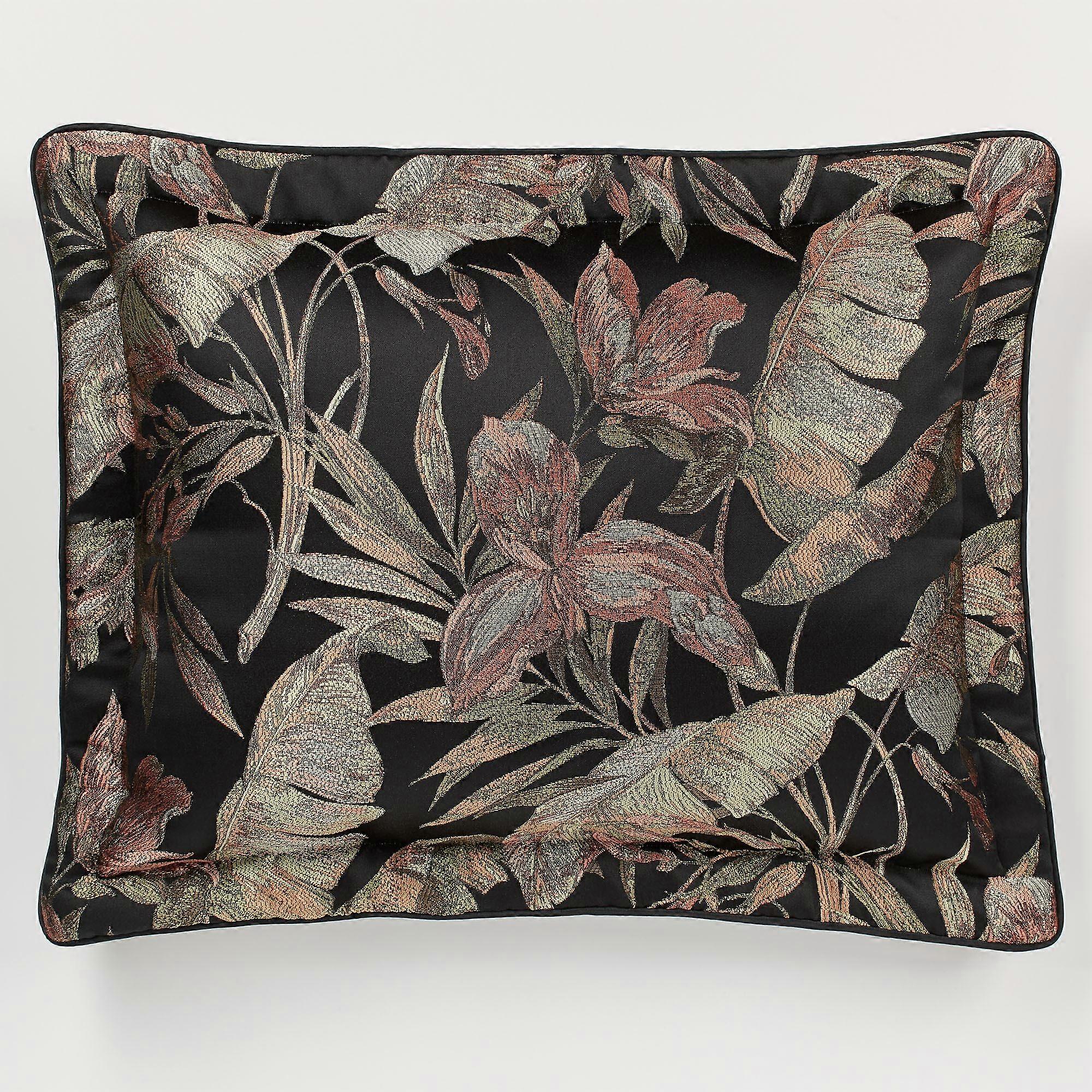 Barbados Piped Sham Black Sham Piped Standard