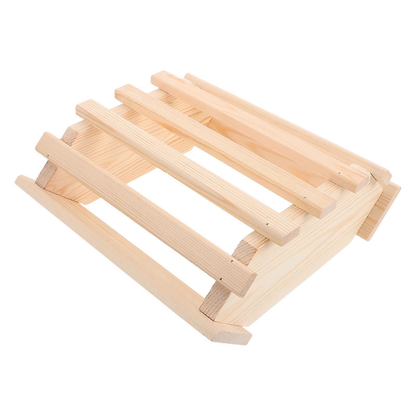 Sauna-Lampenschirm aus Holz, hellbraun