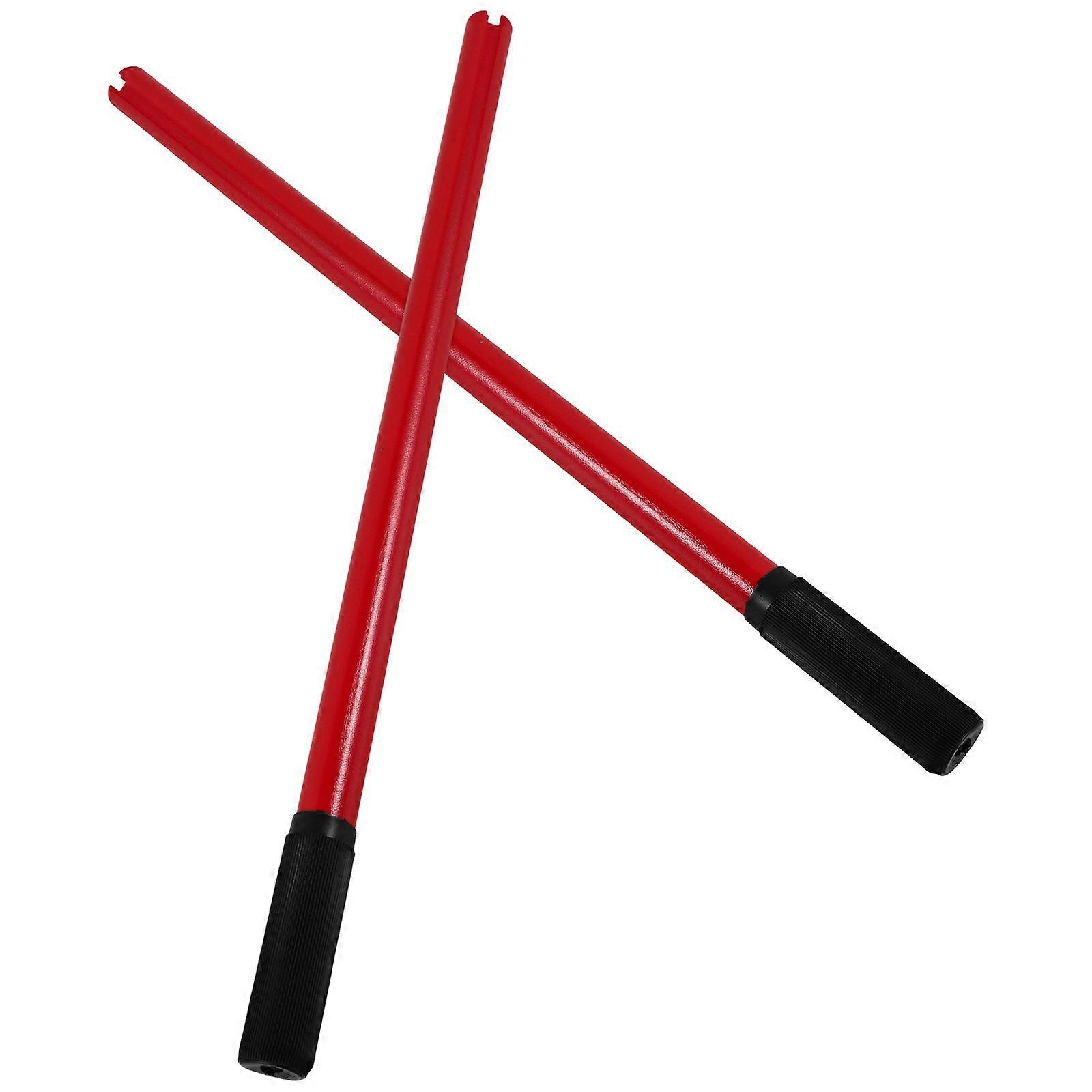 Red Hydraulic Jack Handle Replacement Designed For Car Mechanics With High Hardness And Lightweight Properties 2Pcs