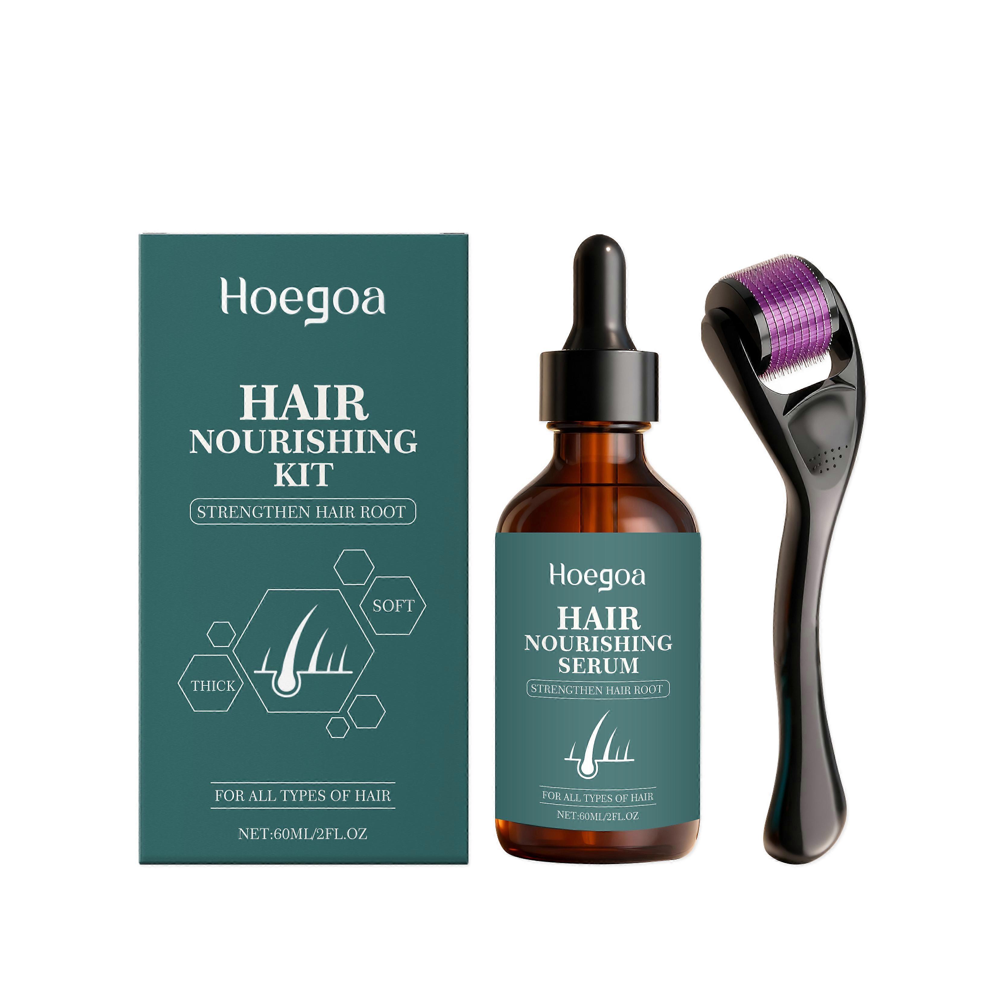 Hoegoa Hair Nourishing Care Set Gently Nourishes The Scalp, Making It Plump, Smooth And Lustrous, Naturally Voluminous