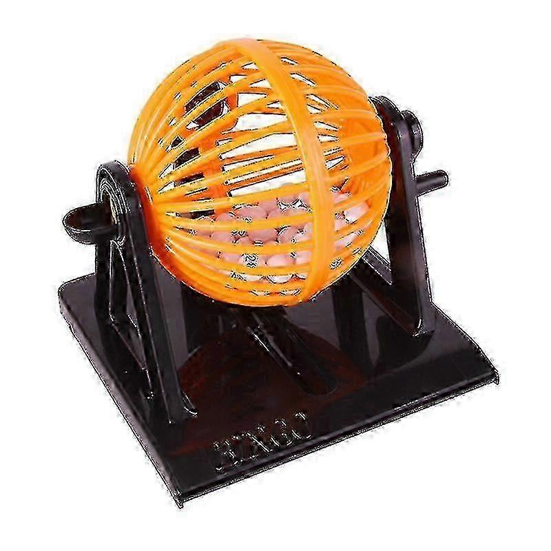 Plastic Bingo Game Toy Simulation Lottery Machine Toy Desktop Lottery Game Toy