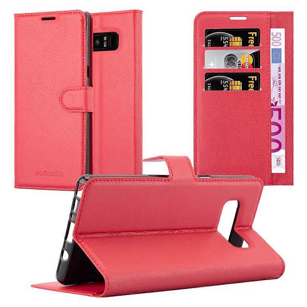 Samsung Galaxy NOTE 8 Case - Protective Case with Card Slots and Stand Function