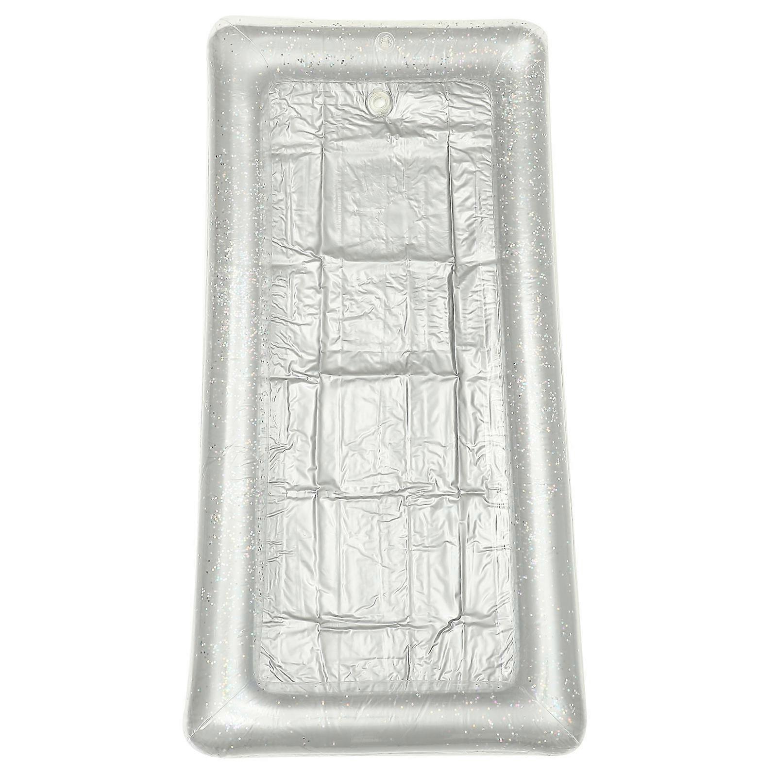 Transparent 4Pcs Inflatable Food Cooler Tray for Buffet Serving Use