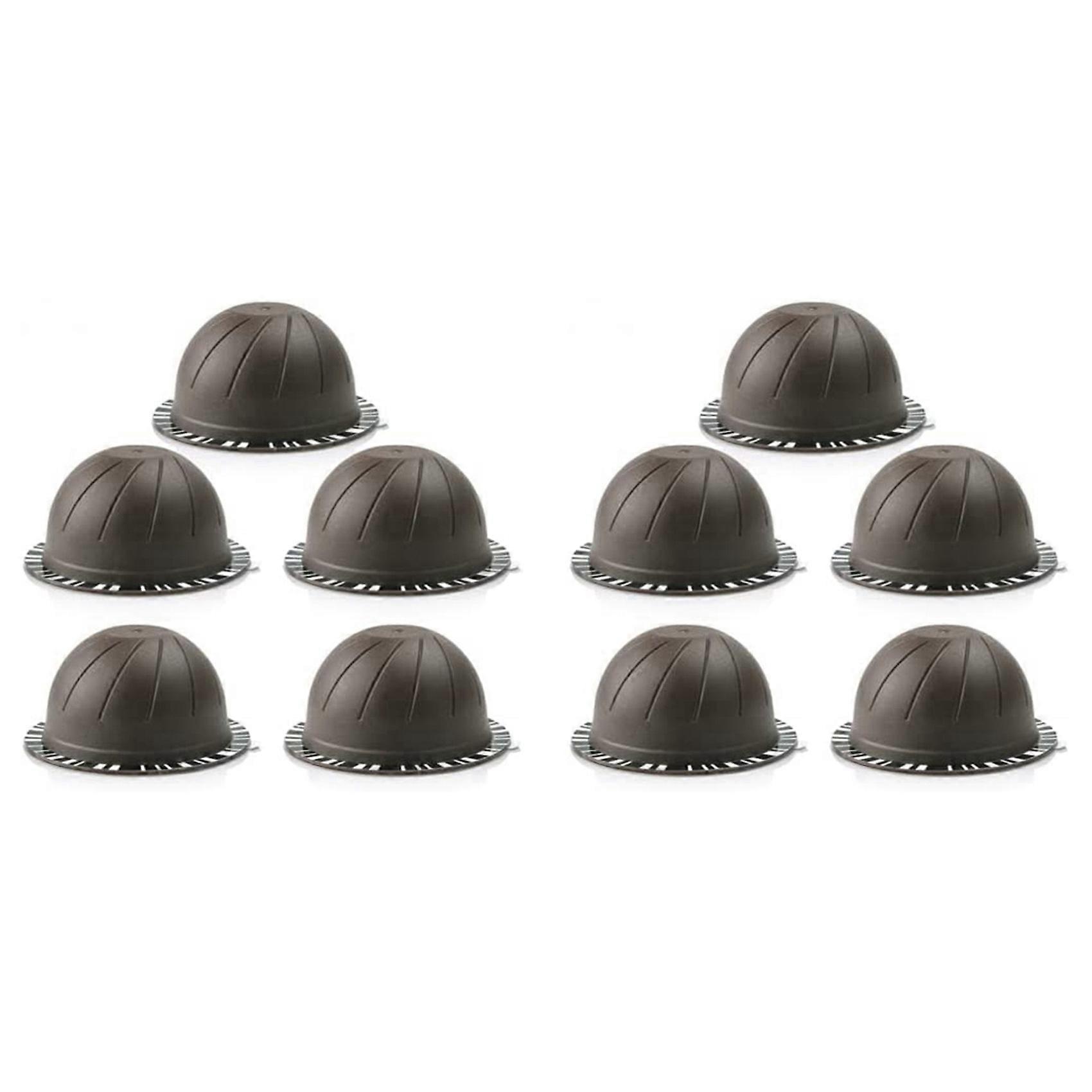 10PC Reusable Using Coffee Capsule for Nespresso Vertuo Vertuoline Refillable Pods 150ML
