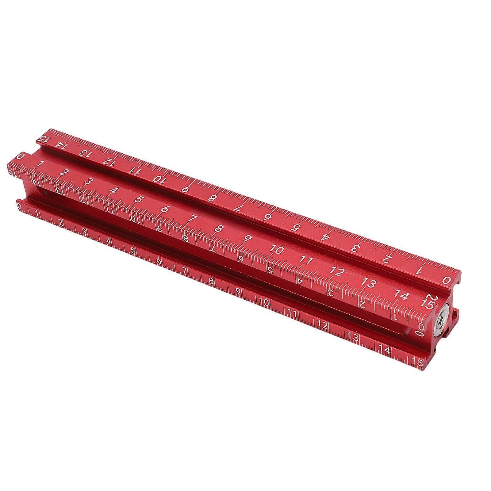 Aluminum Alloy Ceiling Leveling Ruler with Magnetic End for Woodworking and Cabinet Installation