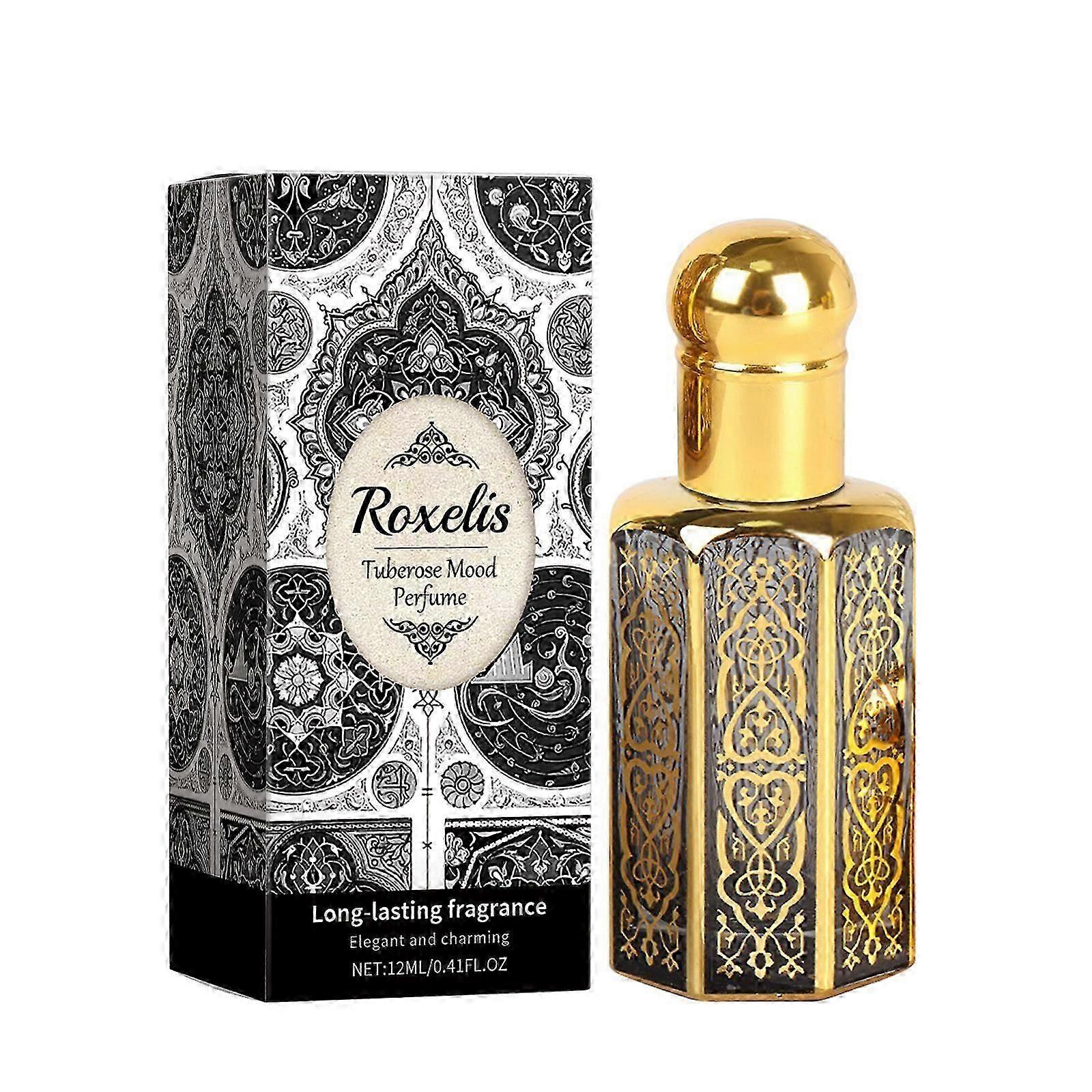 Arabian Evening Perfume - Elegant Jasmine & Neroli Roll-On, 12ml Portable Fragrance for Confidence & Calm