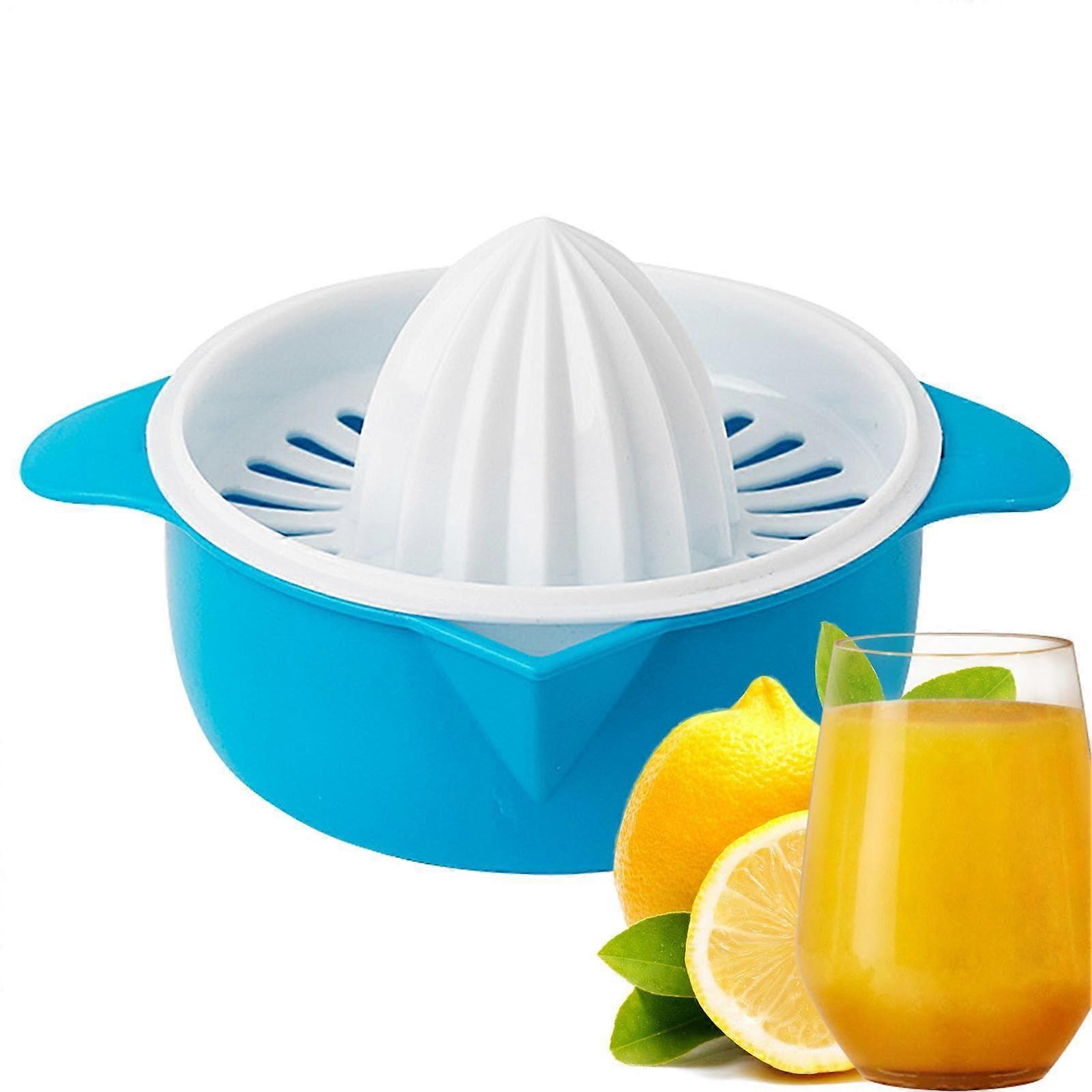Lemon Juicer Manual Citrus Squeezer with Large Bowl Strainer for Fast MultiFruit Juicing