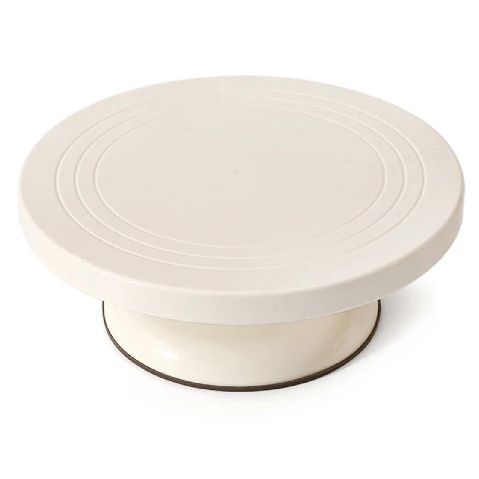 Rattan Coasters and Pastry Turntable Set, NonSlip Rotating Cake Stand with Heat Protection