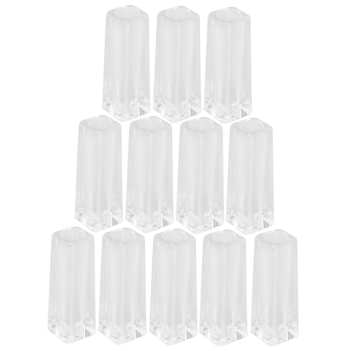 12pcs Vertical Blind Wand Replacement Handles Clear Durable Grip Hooks for Easy Control and Fit