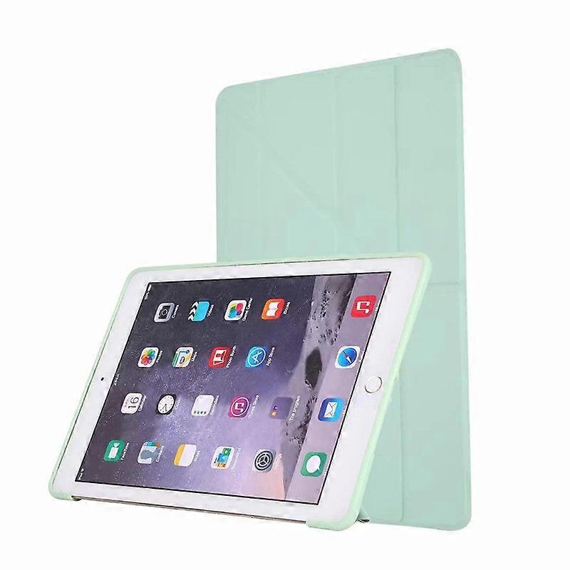 Stilig deksel til iPad 234 i matchagrønt Transformers-silikonskinn