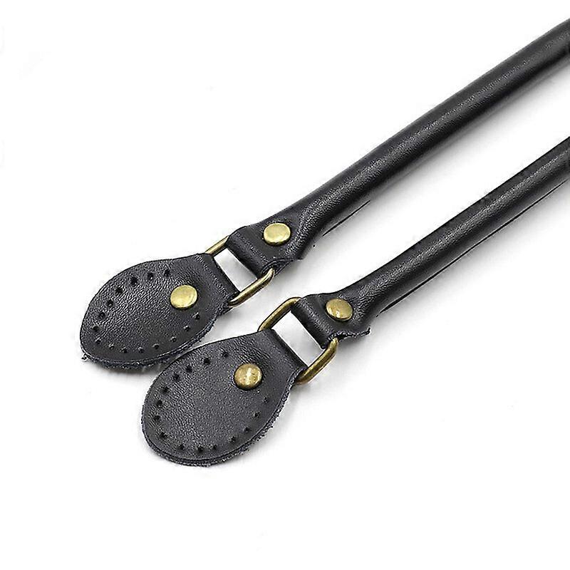 1 Pair Real Leather Replacement Shoulder Handbag Handle DIY Bag Strap 60cm