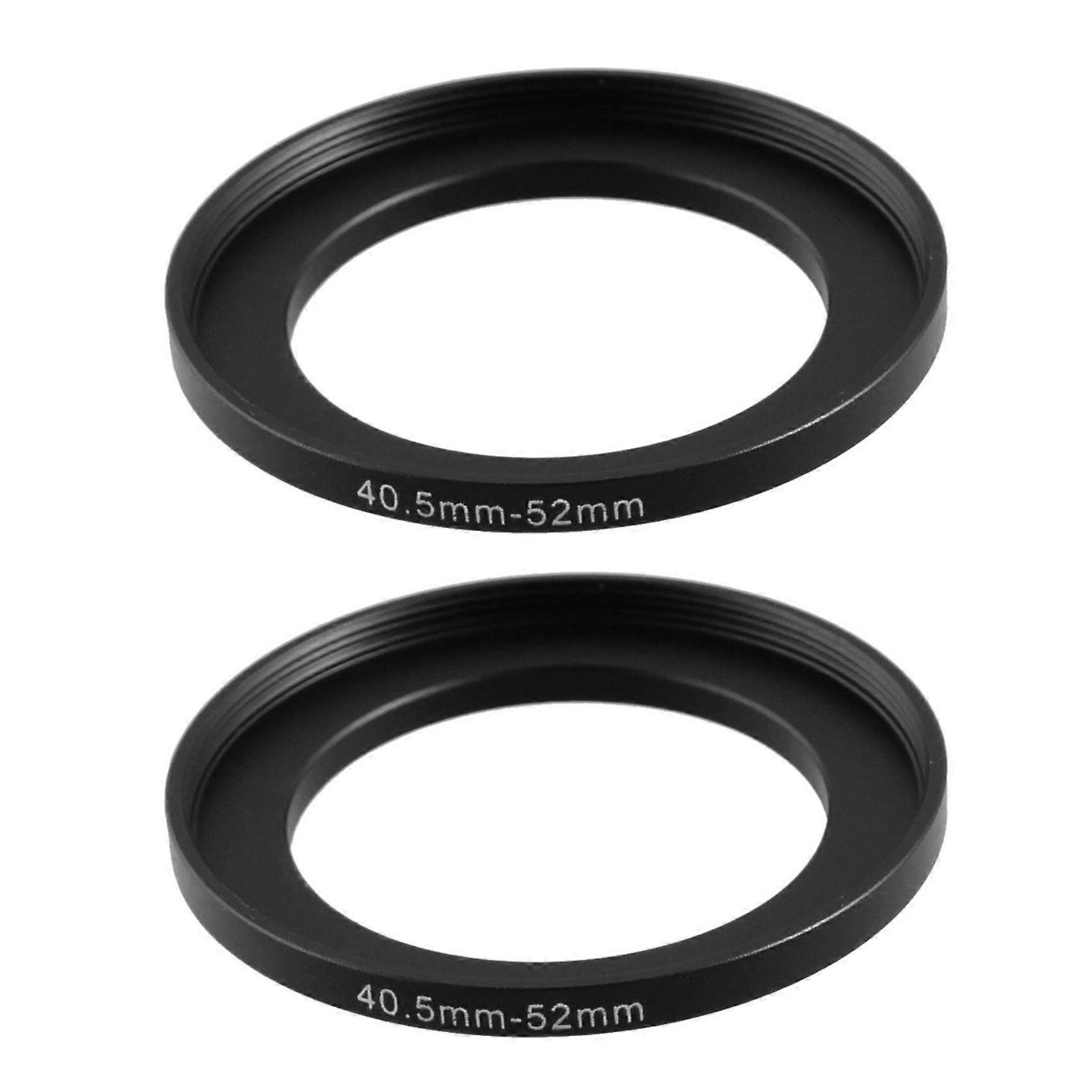 2X Replacement 40.5mm-52mm Metal Filter Step Up Ring Adapter for Camera