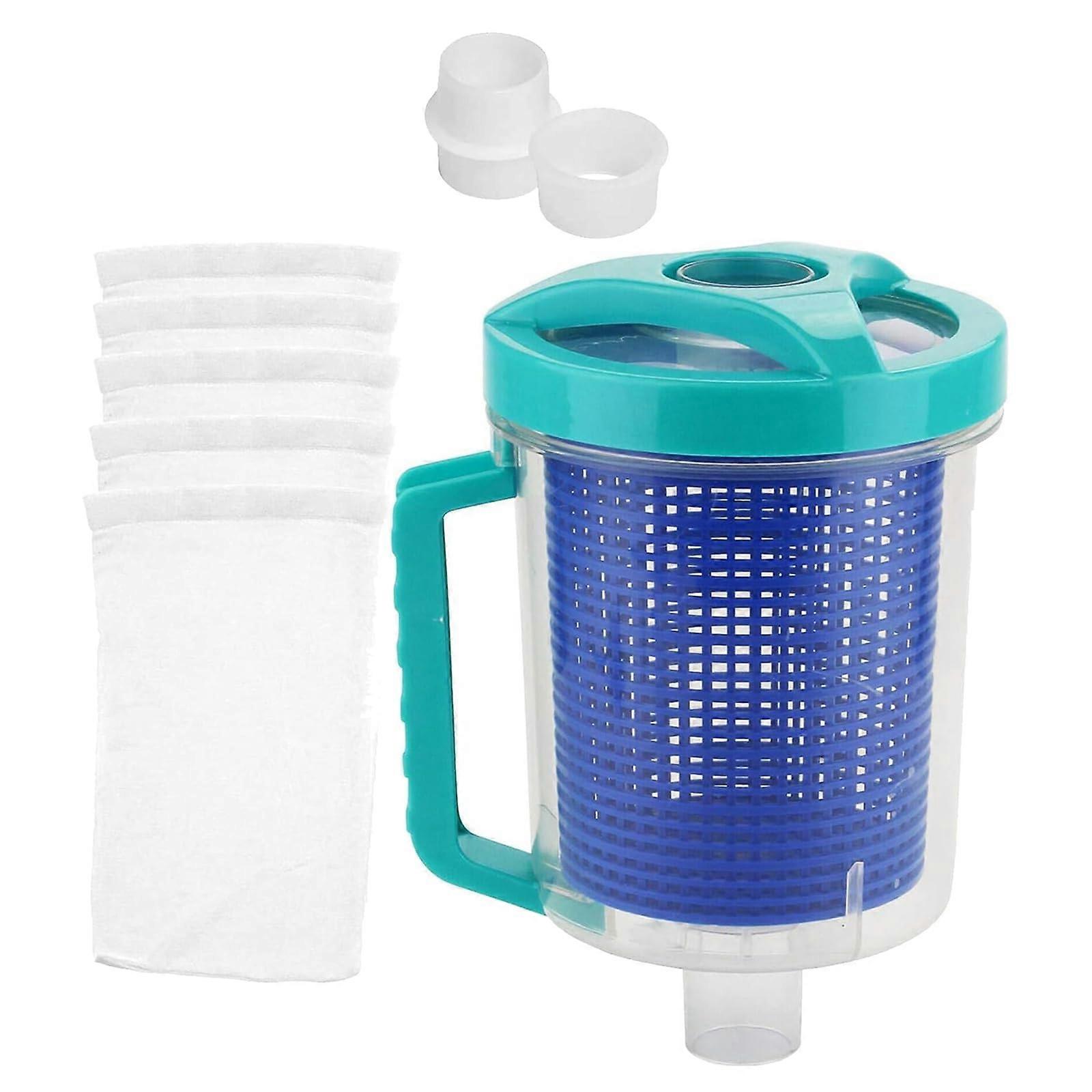 Pool Skimmer Basket Replacement for Leaf and Debris Removal Prevents Filter Blockages