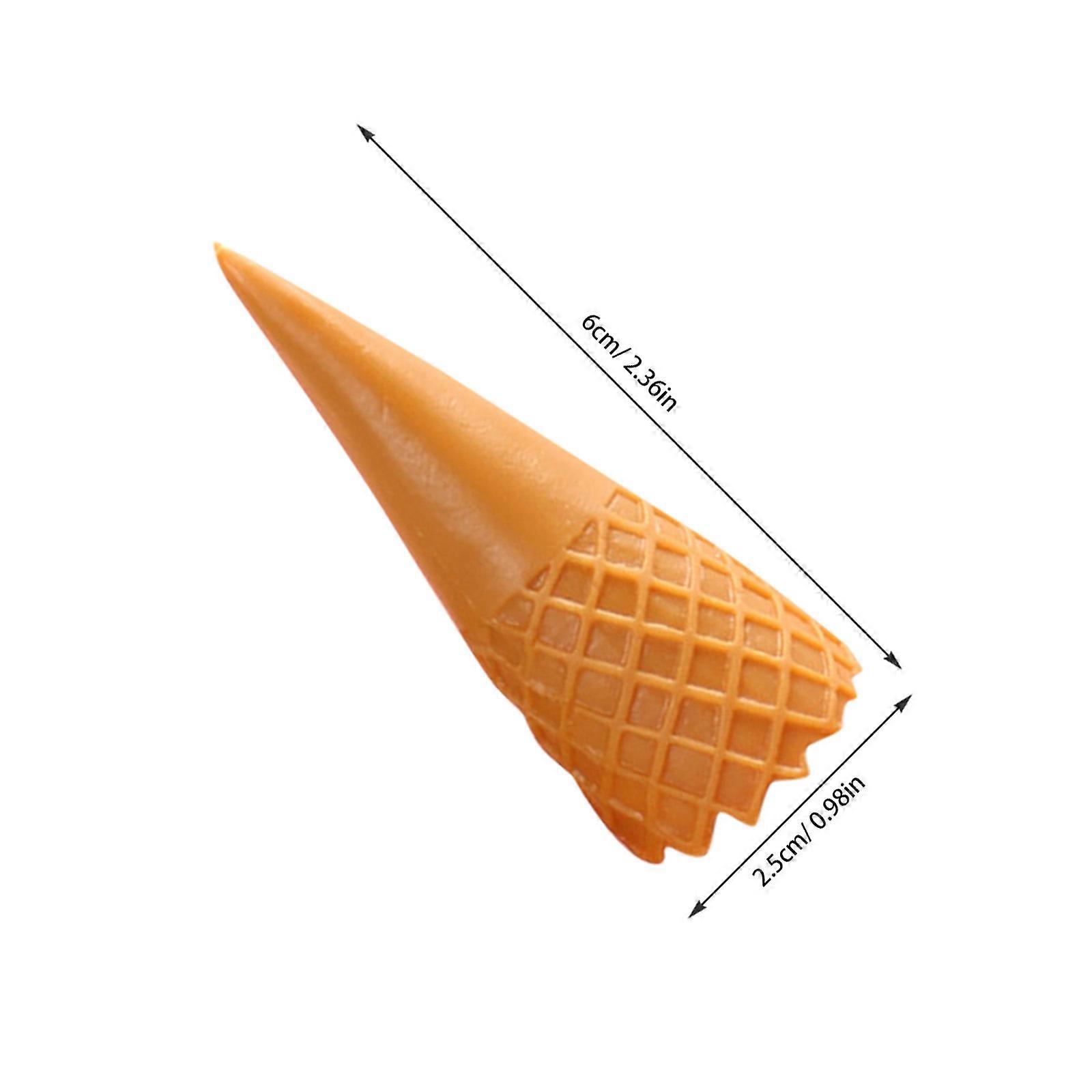 Artificial Ice Cream Cone Mini Ice Cream Cones for Decoration 8Pcs Pack