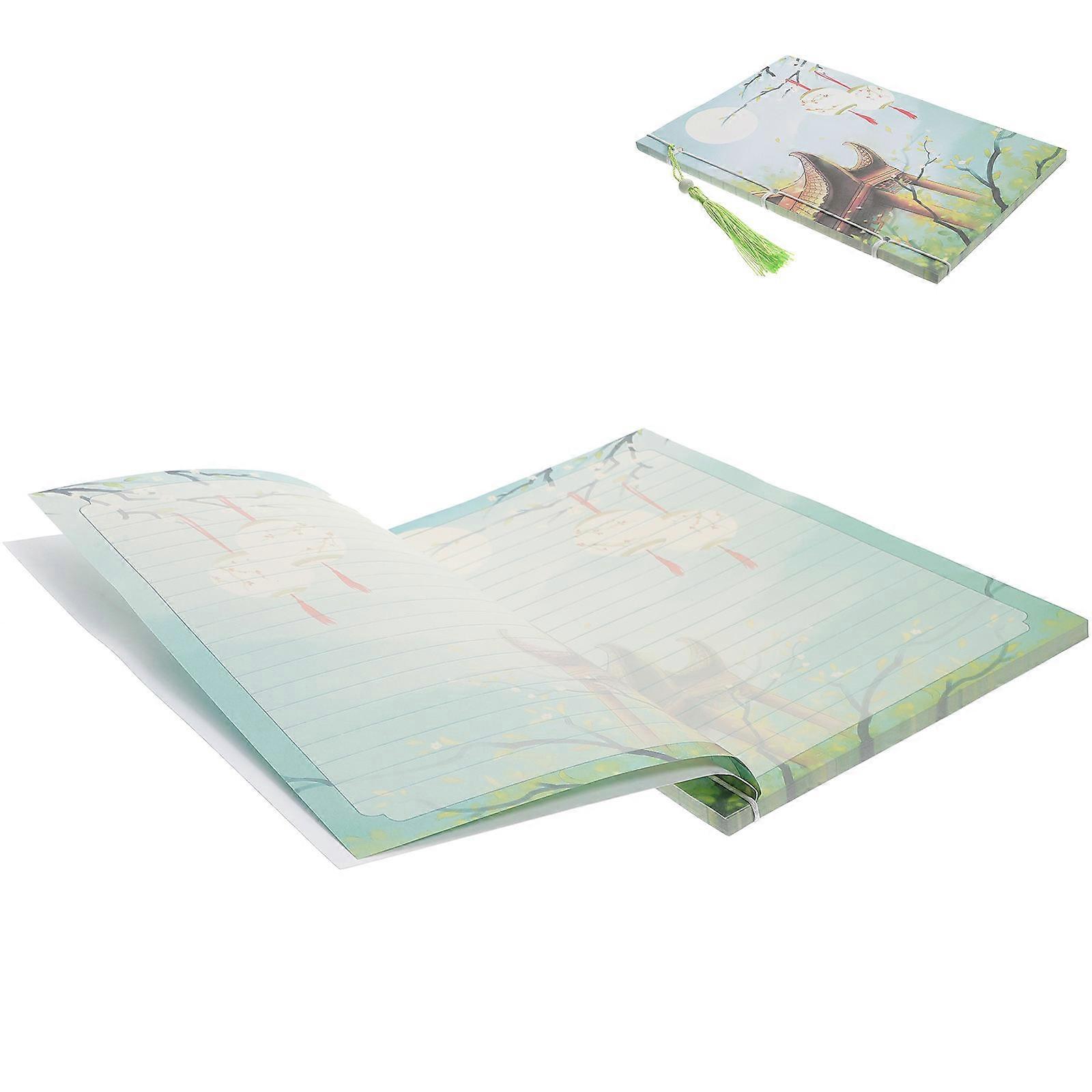 Landscape Pattern Lined Note Pad for Office with Paper