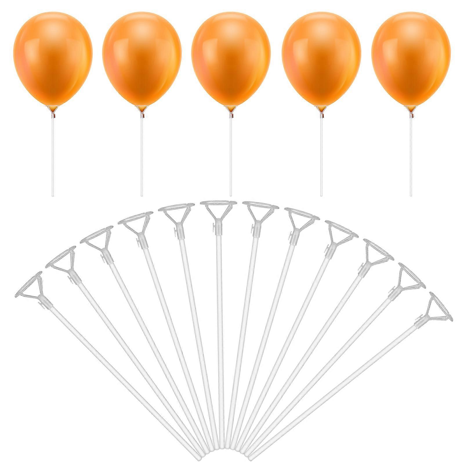 Plastic Balloon Stands Balloon Support for Birthday 50Pcs Set