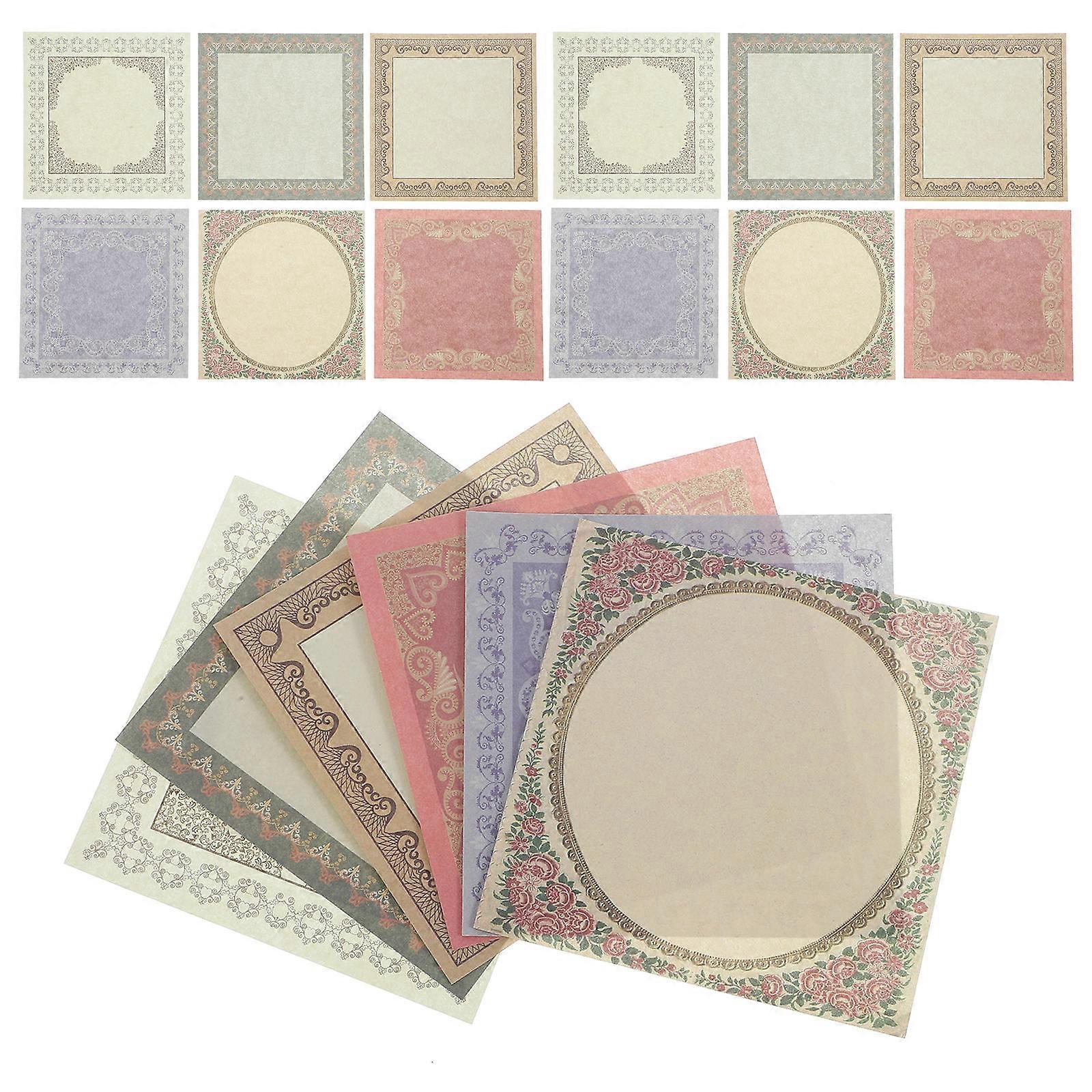 Handmade Journal DIY Material for Scrapbook Collage with 60Pcs