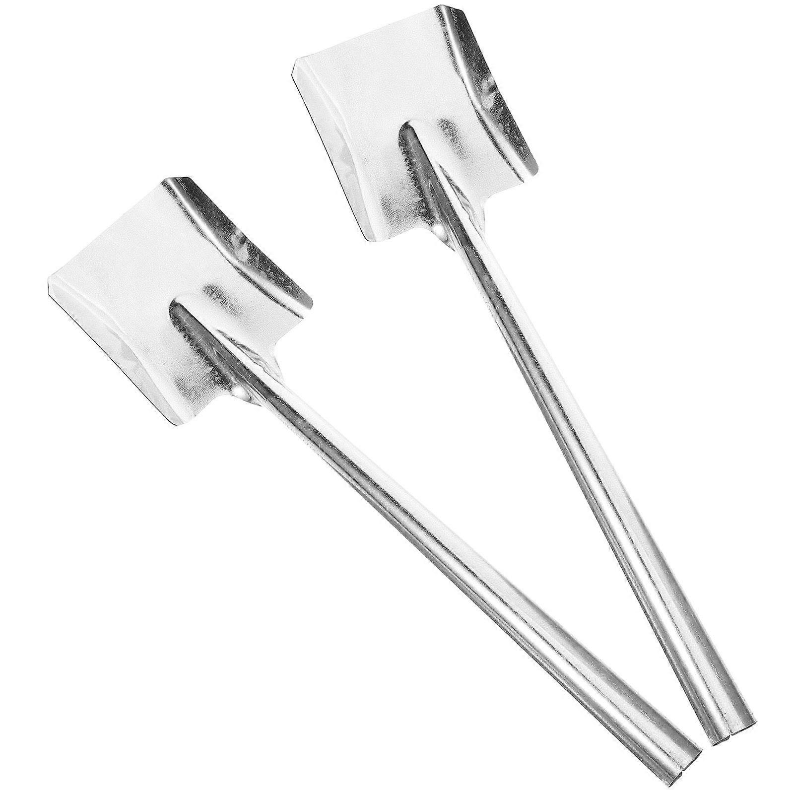 Metal 2Pcs Fireplace Ash Practical for Soil