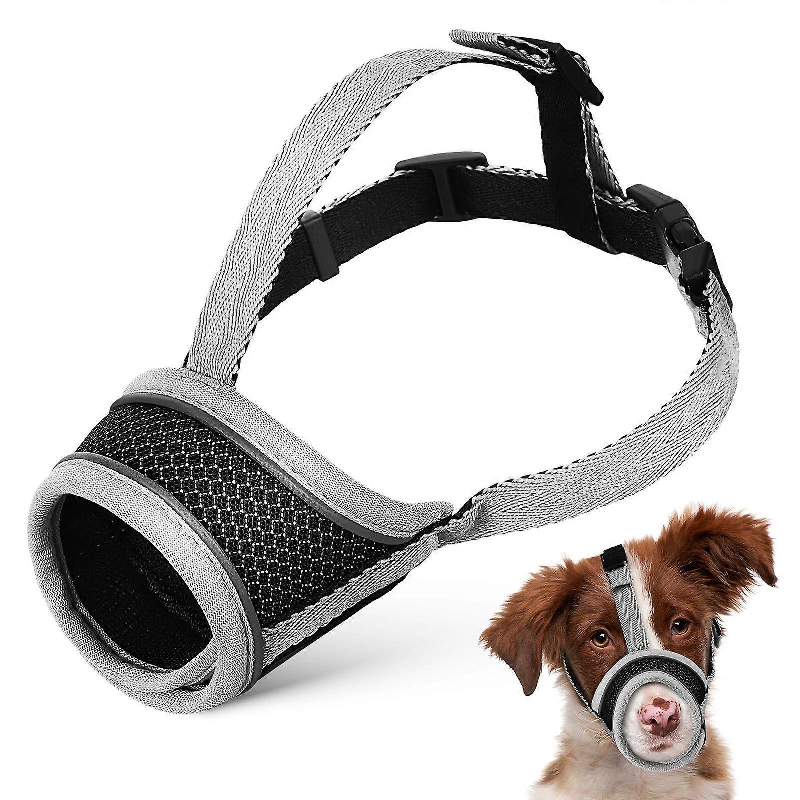 Pet Muzzles Dog Mouth Cover Breathable Soft Protector for Barking