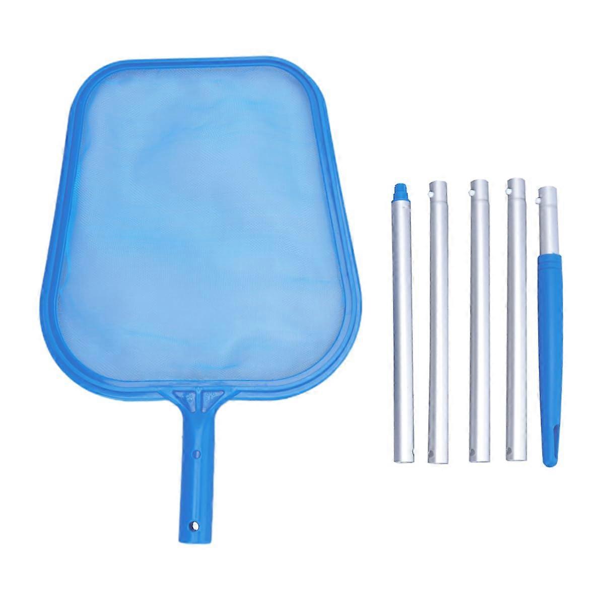 Pool Skimmer Net with Lightweight Frame for Quick Leaf and Debris Removal in Pools Ponds