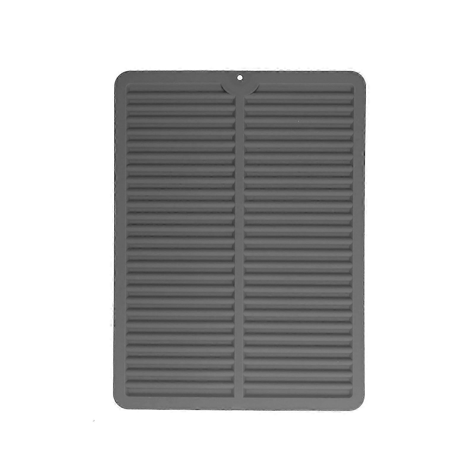 Dish Drying Mat Multiple Usage Silicone Kitchen Dish Draining Pad for Kitchen Counter 25-26