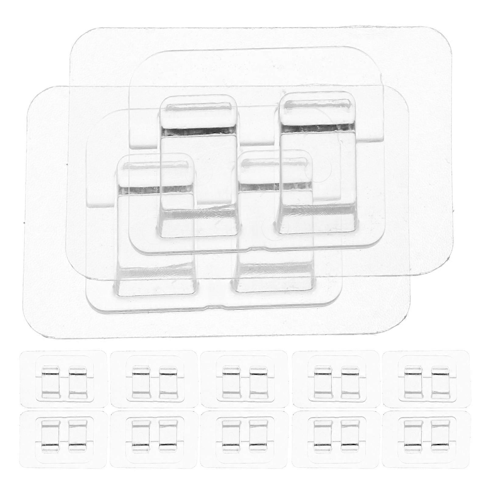 Clips for Hanging Outdoor Lights Transparent Light Hooks 200Pcs