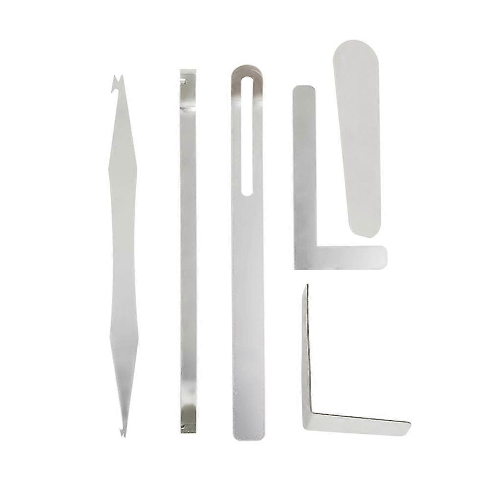 Saxophone Repairing Tools Kit for Wind Instrument Use 1Set Silver