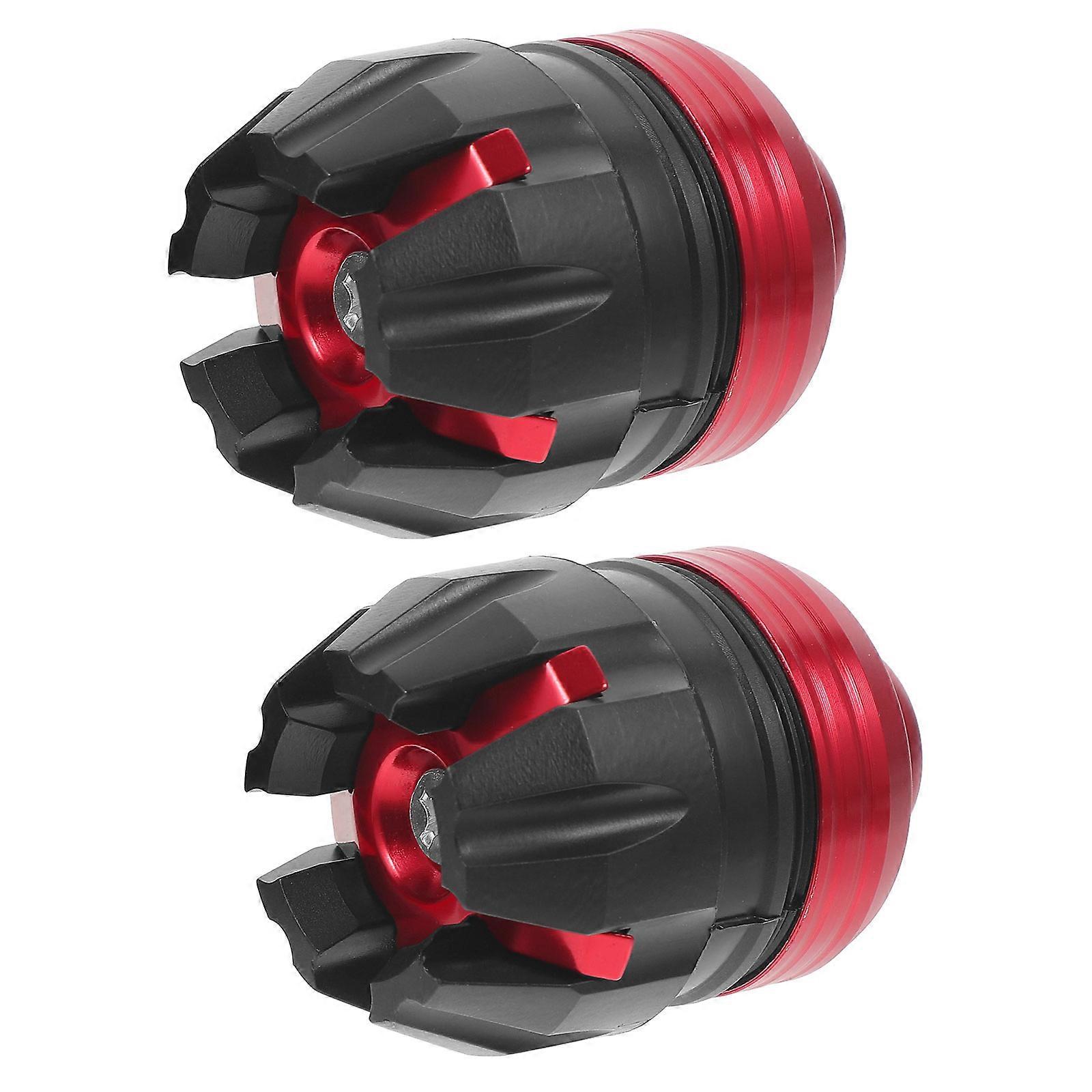 Motorcycle Frame Slider Front Fork Frame Sliders for 10Pcs Red Protection