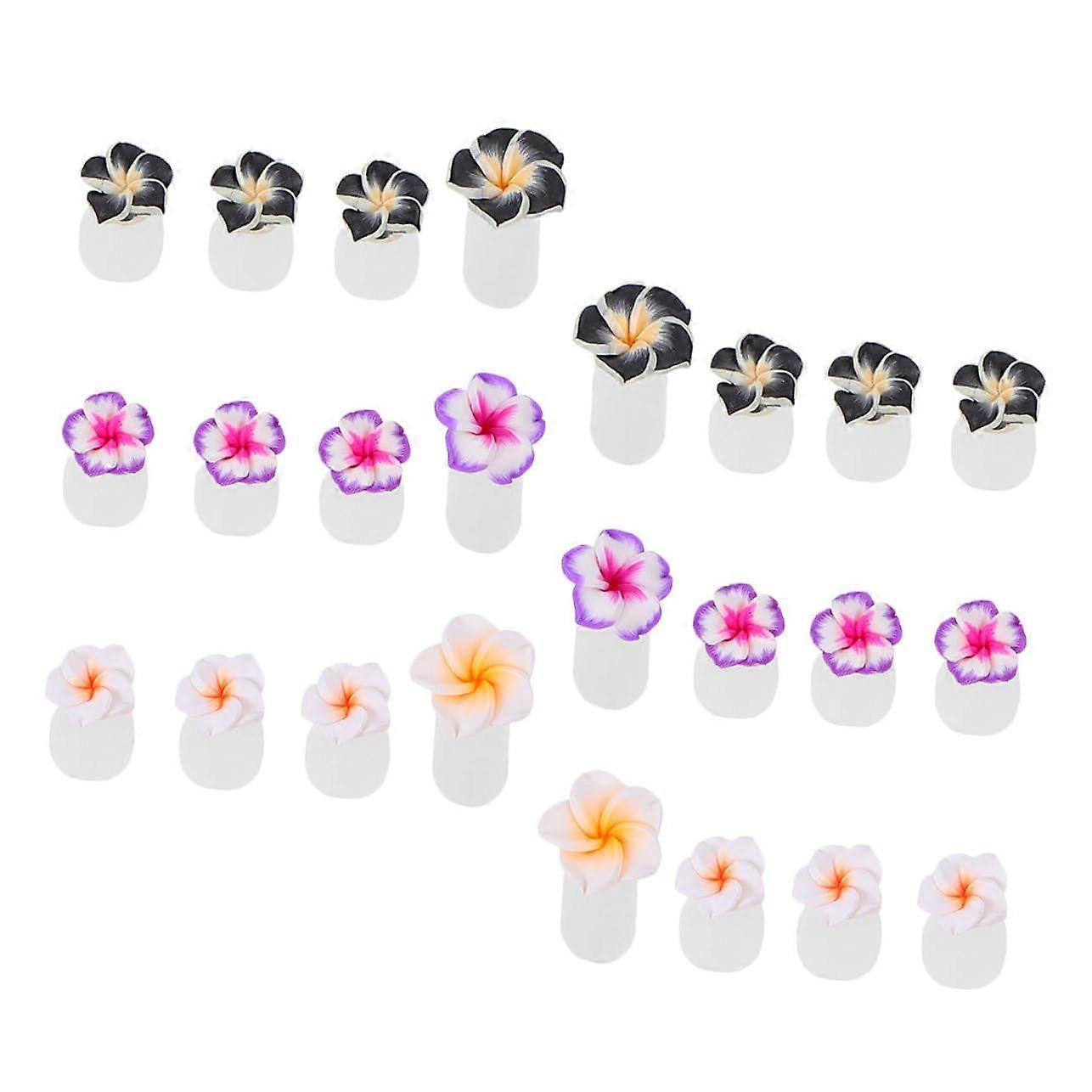 Flower Silicone Toe Separators for Pedicure Nail Polish Reusable Soft Spacers Multiple Colors